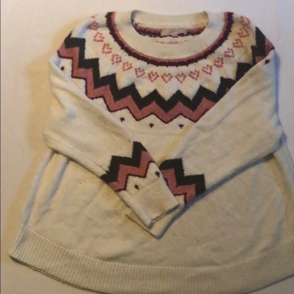 LOFT Heart Sweater